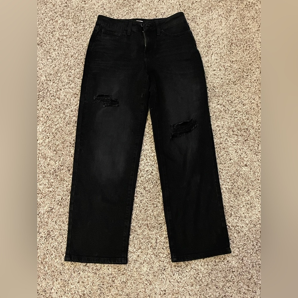 SO Women's Black Relaxed Jeans